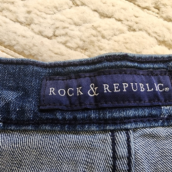 STAR  Patterned Blue Jeans - Picture 3 of 15